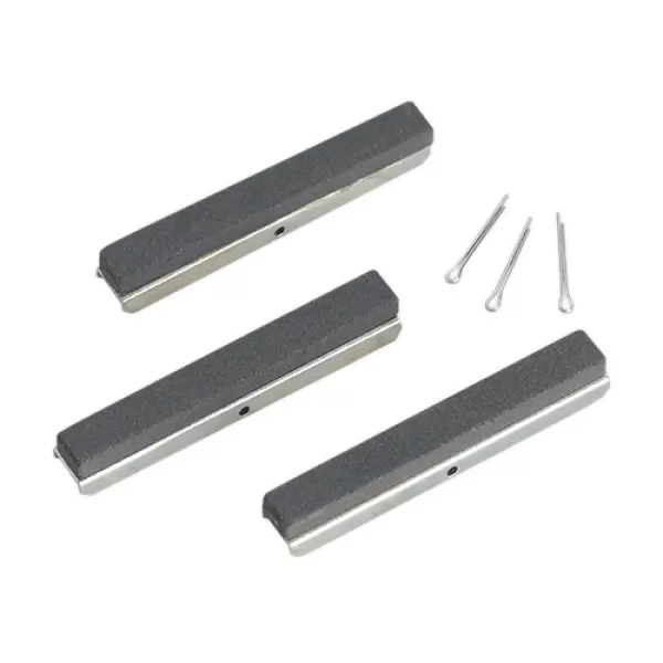 Image of Genuine SEALEY VS1621 Stone 75mm Medium for VS162 Pack of 3