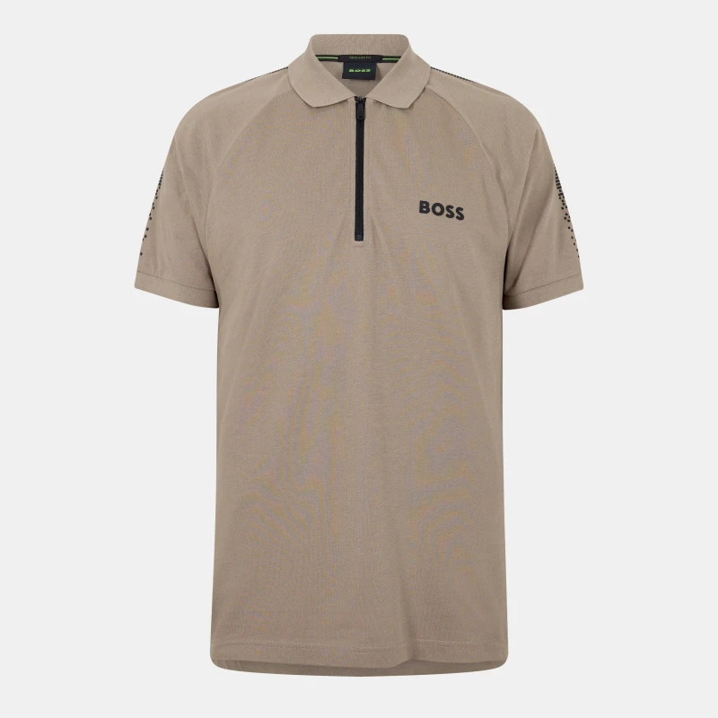Image of Boss Philix Pixel Short Sleeve Polo Shirt Lght/Pstl Green male S