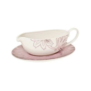 Image of Denby Monsoon Chantilly Sauce Boat and Stand
