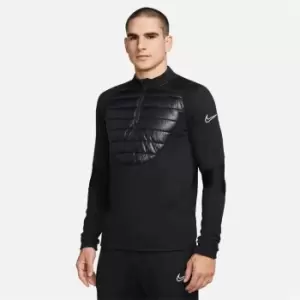 Image of Nike Therma-FIT Academy Winter Warrior Mens Soccer Drill Top - Black