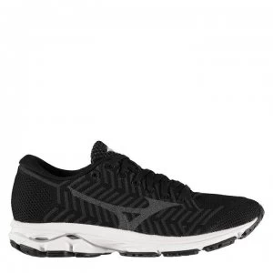 Image of Mizuno Wave Knit R2 Trainers Ladies - Black/White