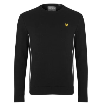 Image of Lyle and Scott Sport Crew Neck Sweatshirt - Black