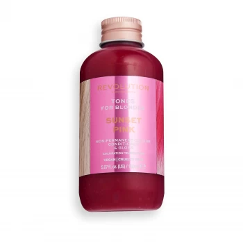 Image of Revolution Hair Tones for Blondes 150ml (Various Shades) - Sunset Pink