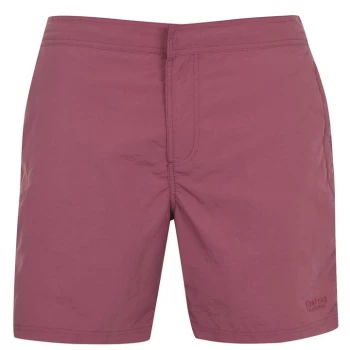 Image of Firetrap Blackseal Plain Swim Shorts - Burgundy