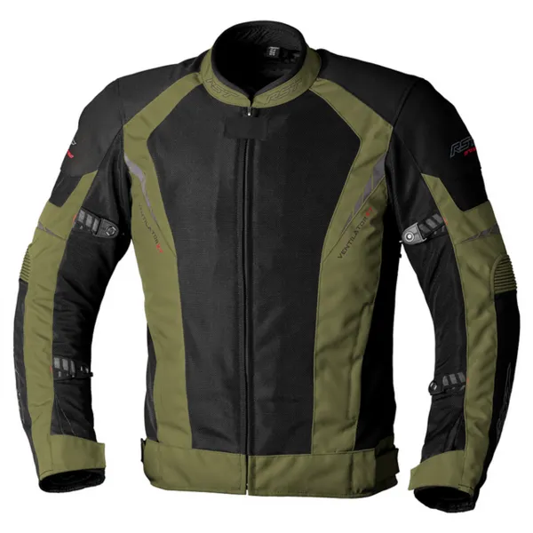 Image of RST Ventilator XT Textile Jacket Green Black Size 44