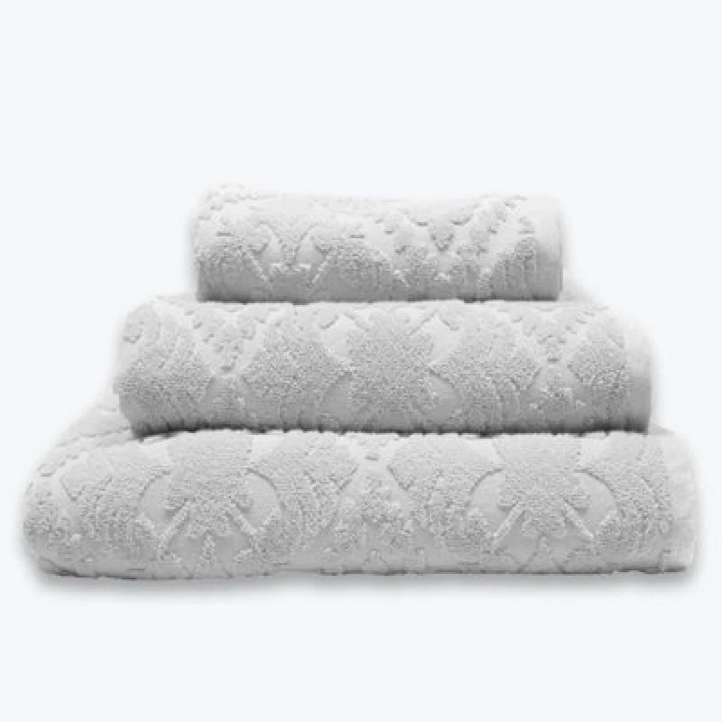 Image of Allure Bath Fashions Country House Jacquard Bath Towel - Grey
