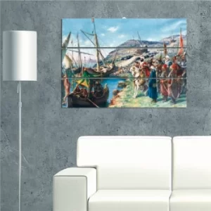 Image of PY13 Multicolor Decorative MDF Painting (3 Pieces)