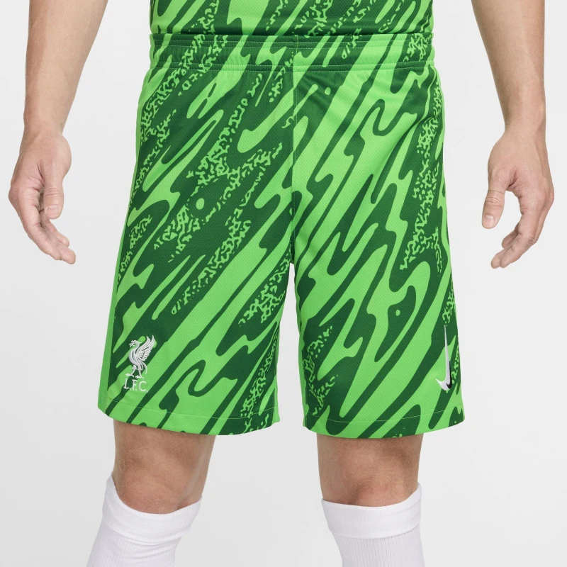 Image of Nike Liverpool Goalkeeper Shorts 2024 2025 Adults - Green Green S