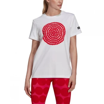 Image of adidas MMEKKO T Shirt Ladies - White