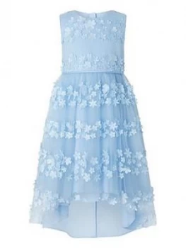 Image of Monsoon Girls Pretty Petal Hi Low Dress - Blue