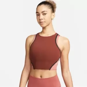 Image of Nike Dri-Fit Luxe Tank Top Womens - Brown