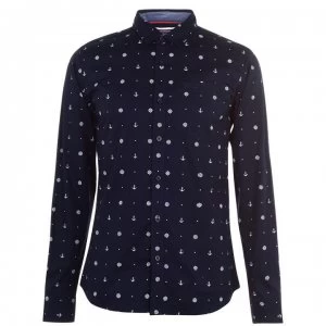 Image of SoulCal AOP Long Sleeve Shirt Mens - Navy AOP
