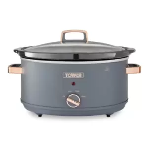 Image of Tower 6.5L Grey Cavaletto Slow Cooker Grey