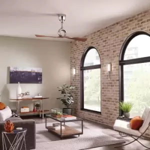 Image of Kichler Link Ceiling Fan & Remote, 137cm Fan Silver