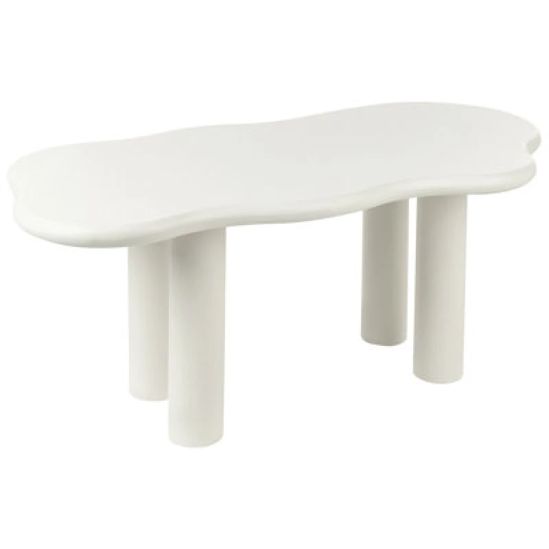 Image of Beliani Dining Table Ondle Off-White 94cm 188 Cm