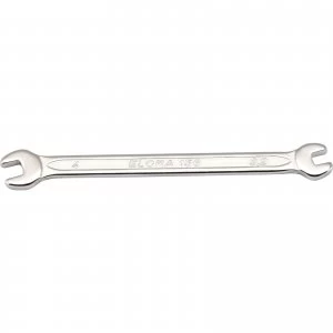 Image of Elora Midget Double Open End Spanner 3.2mm x 4mm