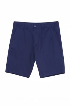 Image of Mens French Connection Machine Gun Stretch Shorts Marine