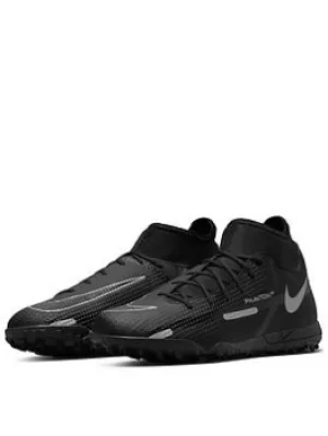 Image of Nike Mens Phantom Gt Club Df Astro Turf Football Boot, Black, Size 9, Men