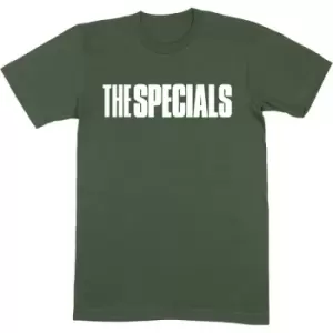 Image of The Specials - Solid Logo Unisex XX-Large T-Shirt - Green