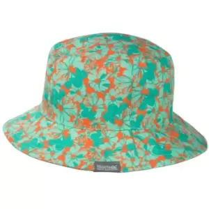 Image of Regatta Boys & Girls Cruze II Cotton Wide Brim Summer Bucket Hat 4 Years