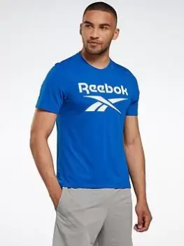 Image of Reebok Workout Ready Graphic T-Shirt, Red, Size S, Men