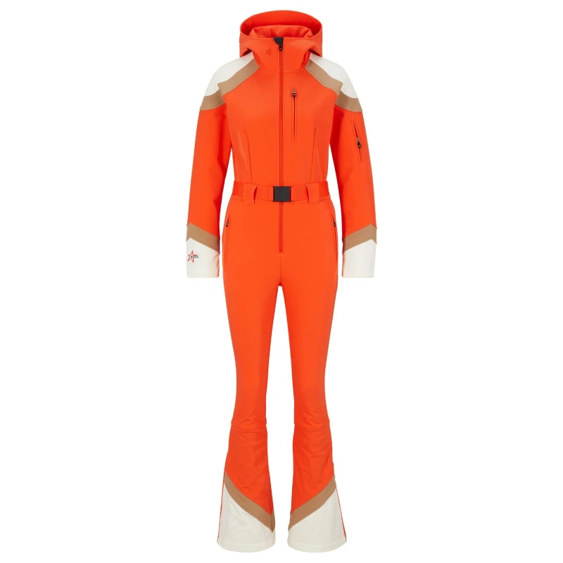 Image of Boss Womens Weather-Resistant Ski Suit Orange female 12 (L)