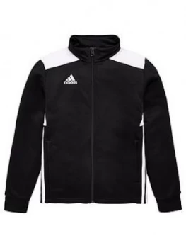 Image of Adidas Youth Regista Tracksuit Top - Black