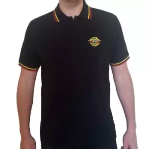 Image of Guns N' Roses - Classic Logo Unisex Medium Polo Shirt - Black