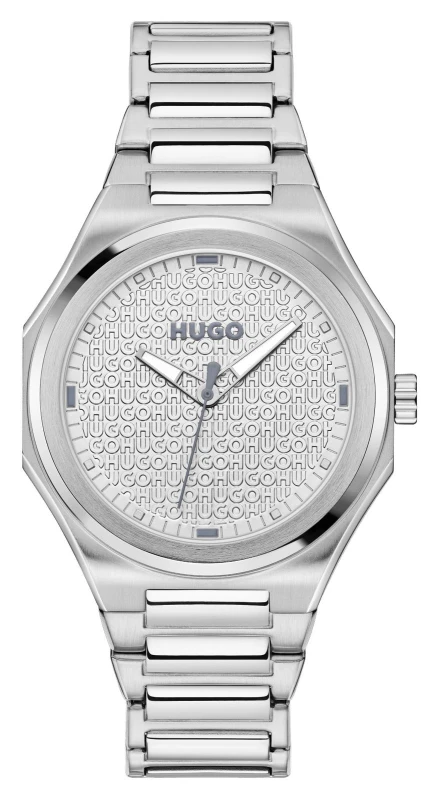 Image of HUGO 1540174 #GRAIL FOR HER (36mm) Silver Dial / Stainless Watch