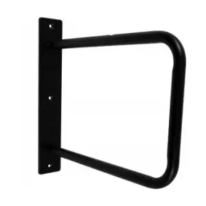 Image of GTV Shelf Support Wall Mounted Brackets 22 x 23cm Black Colour, Pack of 2