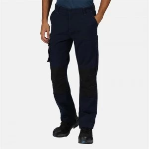 Image of Regatta Scandal Stretch Workwear Trousers, Regular Leg Length - Navy