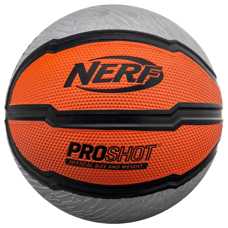 Image of Nerf Proshot Rubber Basketball - Multi Multi One Size