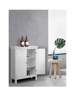 Image of Teamson Home Stratford 2 Door Bathroom Floor Cabinet
