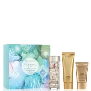 Image of Elizabeth Arden Plumping with a Twist Hyaluronic Acid Ceramide Capsules (60 Capsules) Gift Set
