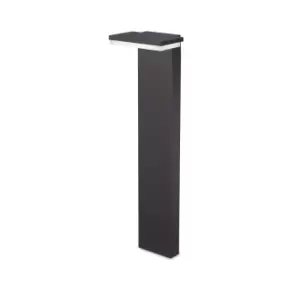 Image of Path Square Outdoor Bollard Anthracite IP65 4000K