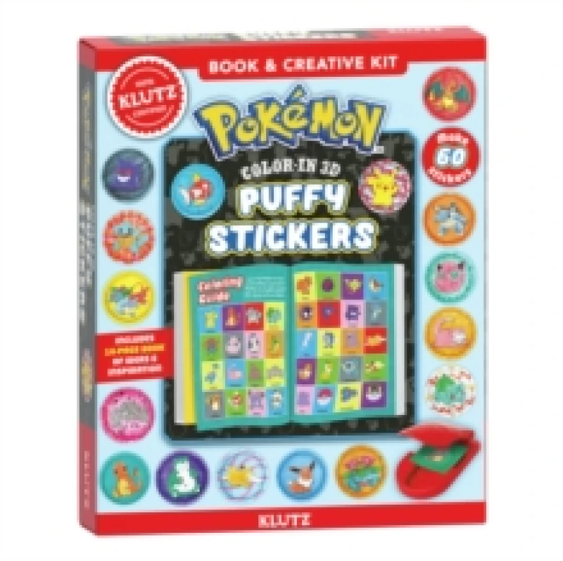 Image of Pokemon Color-In 3D Puffy Stickers Book