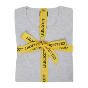 Image of Lyle & Scott Mens Kyle - Light Grey Marl/Nautical Blue - S