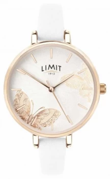 Image of Limit Womens Secret Garden White Butterfly Dial Watch