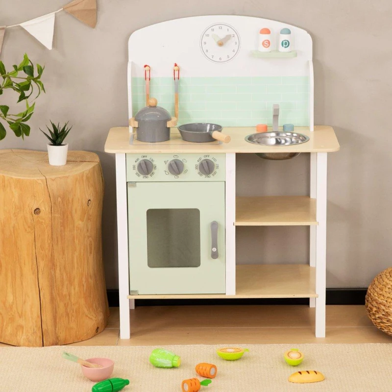 Image of Tooky Toy Toylife Wooden Play Kitchen Multi unisex One Size