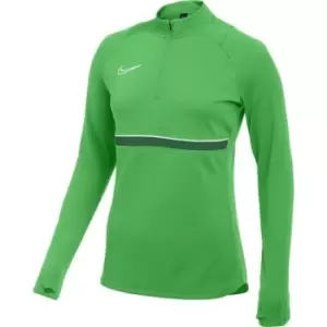 Image of Nike DriFit Academy Drill Top Womens - Green