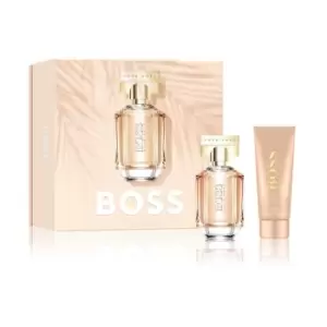 Image of Hugo Boss Boss The Scent Eau de Toilette For Her & Body Lotion Giftset 50ml + 75ml