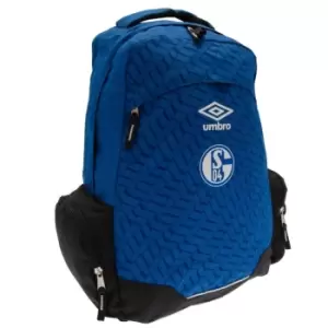 Image of FC Schalke Umbro Backpack (One Size) (Blue)