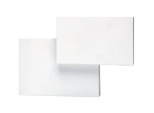 Image of Wall Light Rectangles 5W LED 3000K Matt White, 285lm,