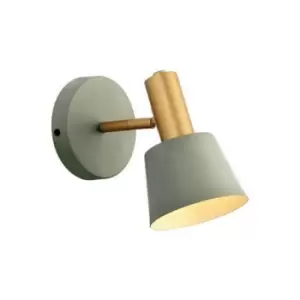 Image of Larissa Vyronas Wall Lamp E14 Max 25W Iron Grey Green Gold