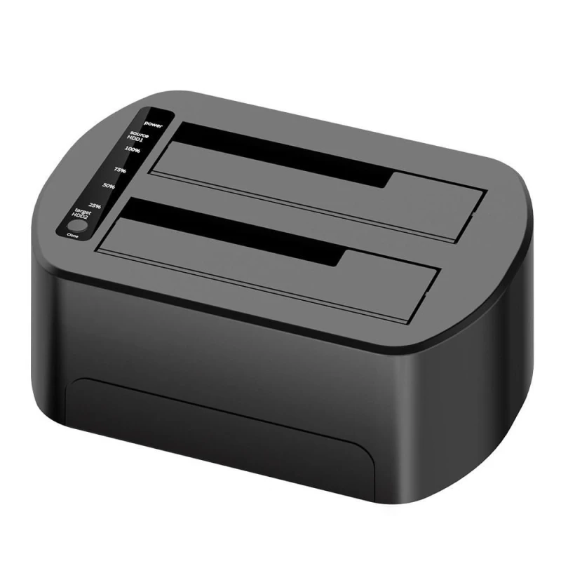 Image of CoreParts MS-CLONER-SATA2.5-3.5 storage drive docking station Black