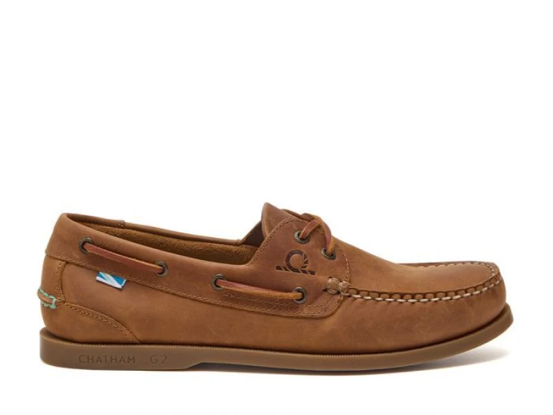 Image of CHATHAM MARINE CHATHAM MARINE Men The Deck Ii G2 Shoes in Brown Size: 10.5 Brown 10.5 Male 5038777135057
