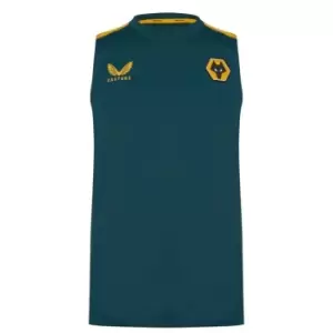 Image of Castore Wolves Training Vest Mens - Green