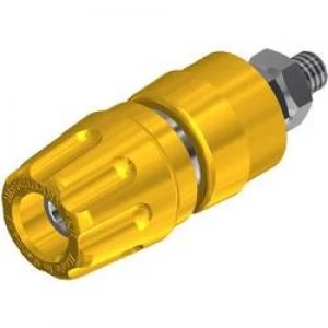 Image of Pole terminal Yellow 35 A SKS Hirschmann PKI 10 A