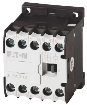 Image of Eaton DILEM 3 Pole Reversing Contactor - 50 A, 400 V Coil, 1 N/O, 5.5 kW