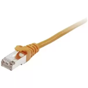 Image of Equip 605579 RJ45 Network cable, patch cable CAT 6 S/FTP 20.00 m Orange gold plated connectors